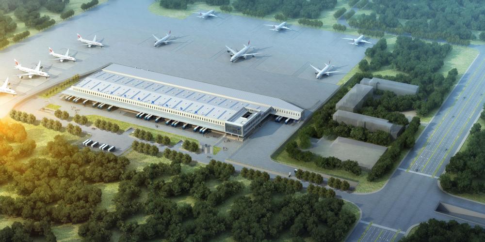 新航空货站将被启用 长沙黄花机场的航空货运能力将提升一个量级